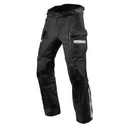 Revit Sand 4 H2O Motorrad Textilhose (Black/Black,XXL) von Revit