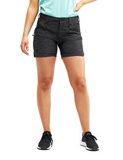 RevolutionRace Damen Hike & Dive Shorts, Hybrid Wandershorts und Badeshorts für alle Outdoor-Aktivitäten, Black, XS von RevolutionRace