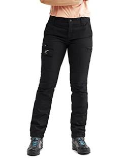 RevolutionRace Damen Nordwand Pants, Hose zum Wandern und für viele Outdoor-Aktivitäten, Jet Black, L von RevolutionRace