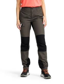 RevolutionRace Damen Nordwand Pants, Hose zum Wandern und für viele Outdoor-Aktivitäten, Mossgrey, L von RevolutionRace