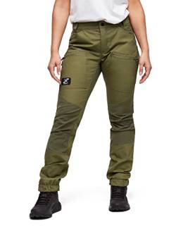 RevolutionRace Damen Nordwand Pro Pants, Hose zum Wandern und für viele Outdoor-Aktivitäten, Burnt Olive, XL von RevolutionRace