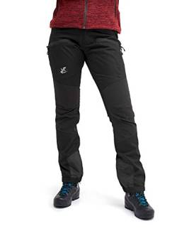 RevolutionRace Damen Nordwand Pro Pants, Hose zum Wandern und für viele Outdoor-Aktivitäten, Jet Black, XL von RevolutionRace