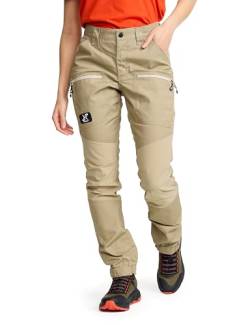 RevolutionRace Damen Nordwand Pro Pants, Hose zum Wandern und für viele Outdoor-Aktivitäten, Khaki, XXL von RevolutionRace