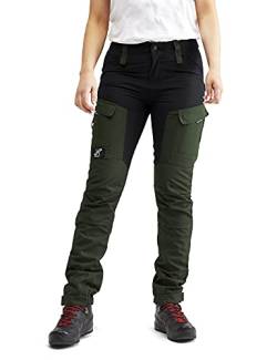 RevolutionRace Damen RVRC GP Pants, Hose zum Wandern und für viele Outdoor-Aktivitäten, Forest Green, M von RevolutionRace