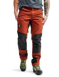 RevolutionRace Herren Nordwand Pro Pants, Hose zum Wandern und für viele Outdoor-Aktivitäten, Rusty Orange, L von RevolutionRace