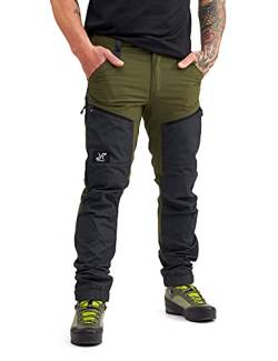 RevolutionRace Herren RVRC GP Pro Pants, Hose zum Wandern und für viele Outdoor-Aktivitäten, Dark Olive, L von RevolutionRace