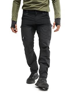 RevolutionRace Herren RVRC GP Pro Pants, Hose zum Wandern und für viele Outdoor-Aktivitäten, Jet Black, S von RevolutionRace