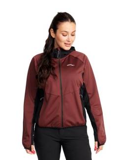 RevolutionRace Pace Hooded Wind Jacket für Damen, Wasserabweisende Sport-Kapuzenjacke für alle Outdoor-Aktivitäten, Andorra, L von RevolutionRace