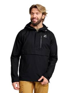 RevolutionRace Rambler Lightweight Anorak für Herren, Übergangsjacke, Leichte Outdoor Herren-Jacken, Black, L von RevolutionRace