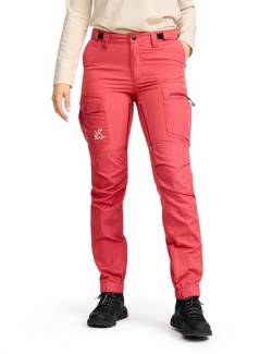 RevolutionRace Rambler Lightweight Pro Pants für Damen, Leichte Outdoor-Hose und Wanderhose für Damen, Holly Berry, M von RevolutionRace