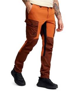 RevolutionRace Rambler Lightweight Pro Pants für Herren, Leichte Outdoor-Hose und Wanderhose für Herren, Teracotta Brown/Smoked Paprika, M von RevolutionRace