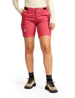RevolutionRace Rambler Lightweight Pro Shorts für Damen, Leichte Kurze Hose und Wandershorts für Damen, Holly Berry, L von RevolutionRace