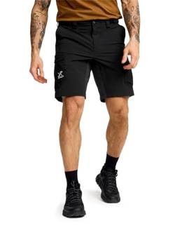 RevolutionRace Rambler Lightweight Pro Shorts für Herren, Leichte Kurze Hose und Wandershorts für Herren, Black, L von RevolutionRace