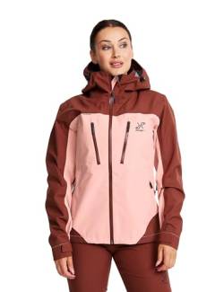 RevolutionRace Silence Proshell 3L Jacket, Damenjacke, belüftete und wasserdichte Jacke für Wanderungen und andere Outdoor-Aktivitäten, Blush, M von RevolutionRace