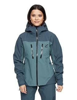 RevolutionRace Silence Proshell 3L Jacket, Damenjacke, belüftete und wasserdichte Jacke für Wanderungen und andere Outdoor-Aktivitäten, Ocean Teal 3.0, M von RevolutionRace