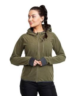 RevolutionRace Trekker Hoodie für Damen, perfekt für Wanderungen und Outdoor-Abenteuer, Kalamata, L von RevolutionRace