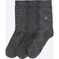 Herren-Socken mit Muster, 3er-Pack von Reward
