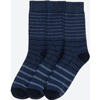 Herren-Socken mit Streifendesign, 3er-Pack von Reward