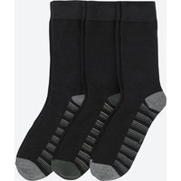 Herren-Socken mit Streifendesign, 3er-Pack von Reward