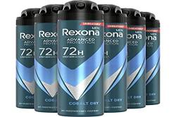 6er Pack - Rexona Deospray Men Advanced Protection 72 h - Cobalt Dry - 150ml von Rexona