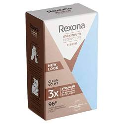 6er Pack - Rexona Women Deostick Cream - Maximum Protection Clean Scent - 45ml von Rexona