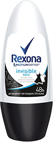 Rexona Deo Roll-On Invisible Aqua Anti-Transpirant, 6er Pack (6x 50 ml) von Rexona
