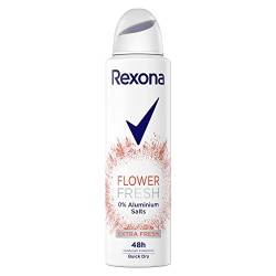 Rexona Deo Spray Flower Fresh Deo ohne Aluminium mit 48-Stunden-Schutz gegen Körpergeruch 150 ml 1 Stück von Rexona