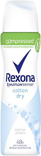 Rexona Deospray Cotton Dry Anti-Transpirant Compressed, 6er Pack(6 x 75 ml) von Rexona