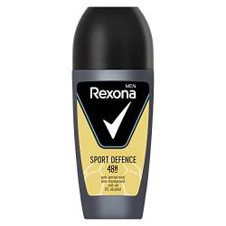 Rexona Men Deo Roll-On Sport Defence Anti-Transpirant mit 48 Stunden Schutz gegen Körpergeruch und Achselnässe 50 ml 6 Stück von Rexona