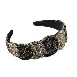 Rfmfkkg Damen Barock Haarspange Geometrisches Stirnband Geschenk Personalisierte Abschlussball Kopfbedeckung 2 Haarbänder von Rfmfkkg