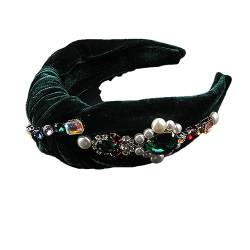 Rfmfkkg Frauen Headwear Flanell Intarsien Strass Persönlichkeit Stirnband Party Licht Haar Zubehör Haarnadel 1 von Rfmfkkg