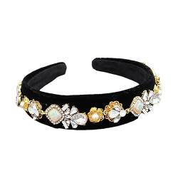 Rfmfkkg Frauen Stirnband Barock Vintage Geometrische Strass Abschlussball Nachtclub Stirnband 3 von Rfmfkkg