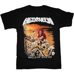 Men's Helloween Walls of Jericho'85 Gamma Iron Saviour Rage New Black T-Shirt Black XL von Rhett