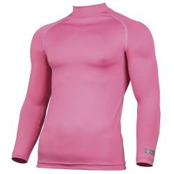 Rhino Herren Thermo-Unterhemd, langärmlig (S/M) (Pink) von Rhino