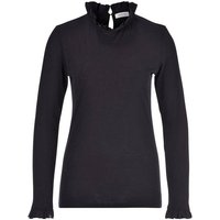 Rich & Royal T-Shirt Damen Longsleeve mit Rüschen (1-tlg) von Rich & Royal