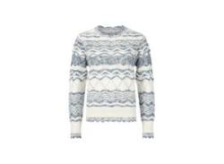 Strickpullover RICH & ROYAL Gr. L, blau (french blue) Damen Pullover Rundhalspullover von Rich & Royal