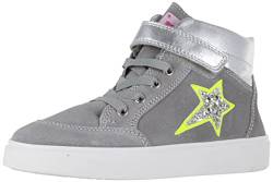 Richter Kinderschuhe Flora Sneaker, Fog/Silver/ne.Yellow, 27 EU von Richter Kinderschuhe