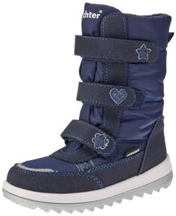 Richter Kinderschuhe Jungen Mädchen Husky2.0 Schneestiefel, Atlantic/Blue/Silver, 25 EU von Richter