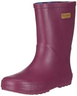 Richter Kinderschuhe Jungen Mädchen Puddleboots Gummistiefel, Plum, 30 EU von Richter