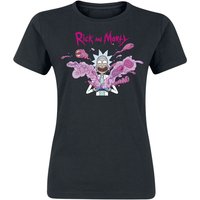 Rick And Morty T-Shirt - Rick - Explosion - S bis XXL - für Damen - Größe S - schwarz  - EMP exklusives Merchandise! von Rick And Morty