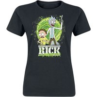 Rick And Morty T-Shirt - Season 6 - S bis XXL - für Damen - Größe S - schwarz  - EMP exklusives Merchandise! von Rick And Morty