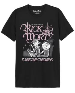 Rick Et Morty Herren Merimodts198 T-Shirt, Schwarz, L von Rick Et Morty