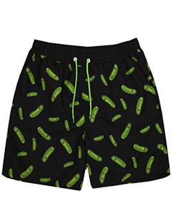 Rick und Morty Badeshorts Herren Erwachsene Pickle Rick Badehose X-Large von Rick and Morty