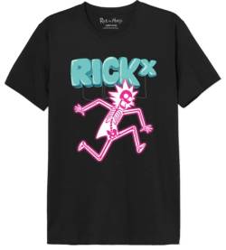 Rick et Morty Herren Uxrimodts003 T-Shirt, Schwarz, 56 von Rick et Morty