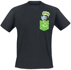 Rick & Morty Herren T-Shirt, Schwarz, XXL von Rick & Morty