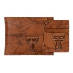NCAA Standard Geldbörse aus echtem Leder – 2 Geschenke in einem, Texas Tech Red Raiders, 4 x 3.25, Billfold von Rico Industries