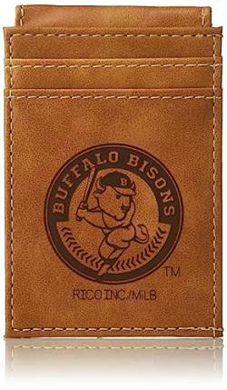 Rico Industries Lefpw Fronttasche Wallet, Braun, 2.75 x 0.4, Lefpw Geldbörse mit Vordertasche von Rico Industries