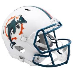 Riddell Speed Replica Football Helm Miami Dolphins 1997-2012 von Riddell