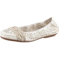 Rieker Ballerina Slipper, Flache Schuhe mit Rundum-Gummizug von Rieker