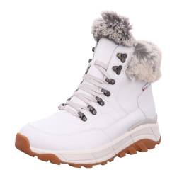 Rieker Boots Bergsteigerösen Leder-/Textilkombination Uni beige warm Winter, 37 EU von Rieker